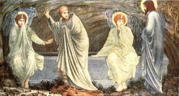 Edward Burne-Jones The Morning of the Resurrection oil painting picture